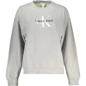 Calvin Klein Дамски суитшърт с цип calvin klein, Размер s, Цвят Сиво (lv047g823g_grp79)