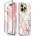 SUPCASE Дамски Калъф за iPhone 14 Pro Max, Supcase Iblsn Cosmo Marble, Розов (843439119741)
