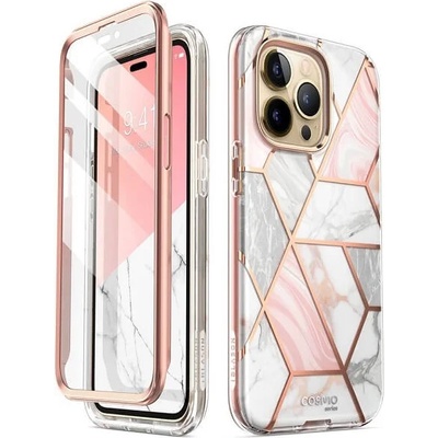 SUPCASE Дамски Калъф за iPhone 14 Pro Max, Supcase Iblsn Cosmo Marble, Розов (843439119741)