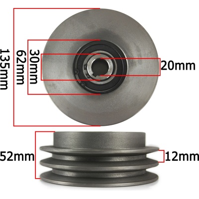 Mar-Pol remenica 135x20mm M79481