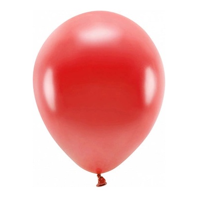 Latexové balóniky metalické Eco červená 30cm