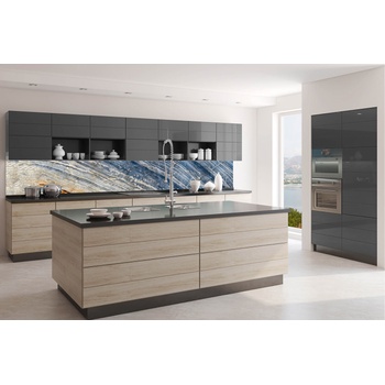 DIMEX ART s. r. o Фототапет за кухня - изпечен мрамор 350 x 60 см