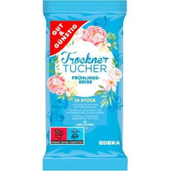 Trockner Tücher vlhčené ubrousky do sušíčky 25 ks