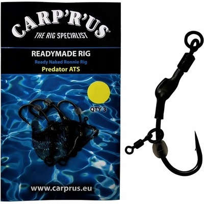 Carp´R´Us Ready Naked Ronnie Rig Predator veľ.8 3 ks
