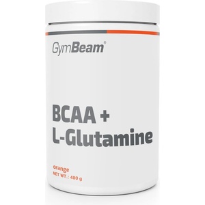 GymBeam BCAA + L-глутамин 480 g портокал
