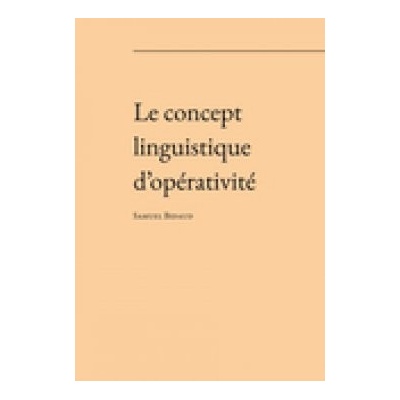 Le concept linguistique d’opérativité