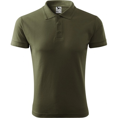 MALFINI Malfini pique polo 203 / Мъжка поло тениска - милитари xxxl (2036918)