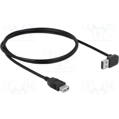 Delock 83547 USB 2.0 zlacený 1m černý