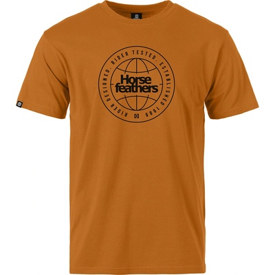Horsefeathers Тениска Global - pumpkin Horsefeathers | Oranzhev | МЪЖЕ | L