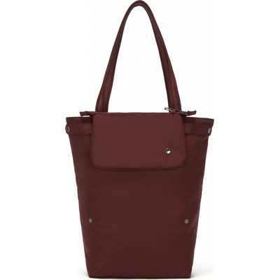 Pacsafe CITYSAFE CX PACKABLE VERTICAL tote merlot