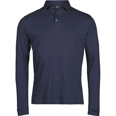 Tee Jays Pima Cotton pánské polo s dlouhým rukávem TJ1442 Navy