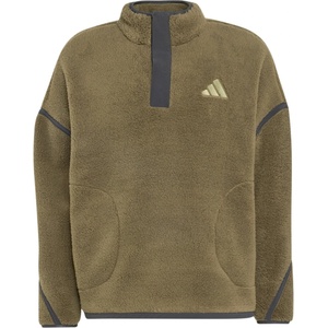 adidas Terrex Мъжки поларен пуловер adidas Terrex MT Essential HP Fleece jumper - Olive Strata (005-7352-0113)