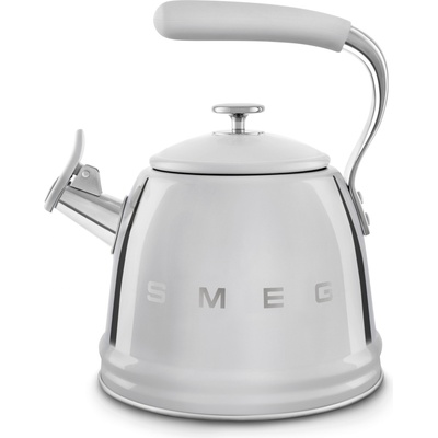 Smeg Чайник със свирка 50's Style сребрист (WKF01SS)