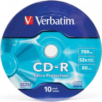 Verbatim CD-R 700MB 52x, bulk box, 10ks (43725)