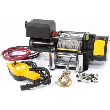 Denzel Електрическа автолебедка denzel lb-2000, 12 v, 24 м, 2200 кг (52021)