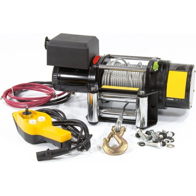 Denzel Електрическа автолебедка denzel lb-2000, 12 v, 24 м, 2200 кг (52021)