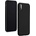 GKK Силиконов Калъф за Samsung A41, Liquid Soft Case, Черен (5903396057618)