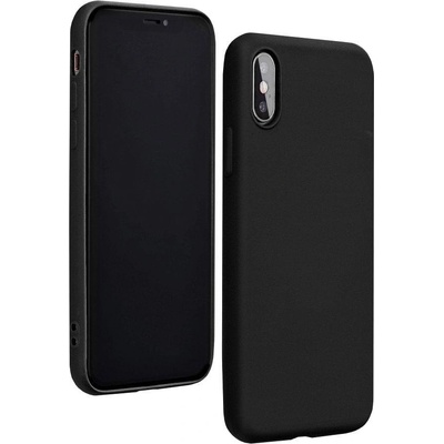 GKK Силиконов Калъф за Samsung A41, Liquid Soft Case, Черен (5903396057618)