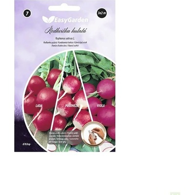 Semínka EasyGarden Pásek výsevný Ředkvička LADA, VIOLA, POLONÉZA 3x2m