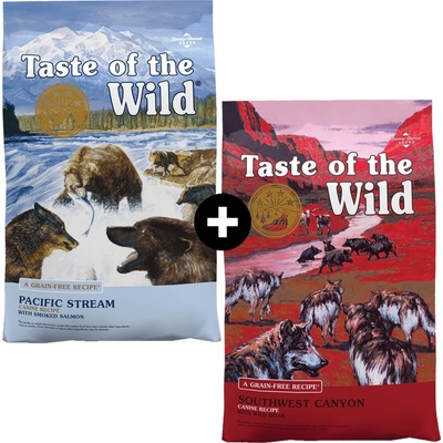 Taste of the Wild Pacific Stream & Southwest Canyon 2 x 12,2 kg
