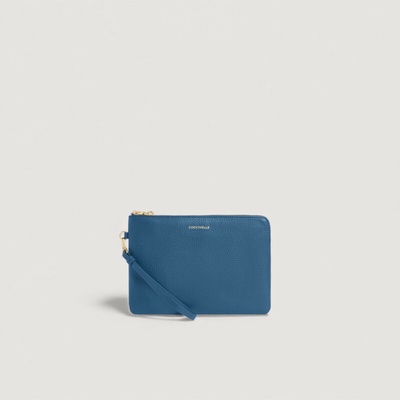 Coccinelle C-ME SOFTY MEDIUM kožené Basic psaníčko Deep Blue MEDIUM E5TBM190201B27TU