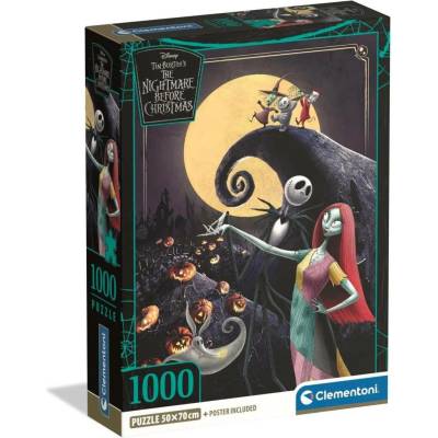 Clementoni Ukradené Vánoce Tima Burtona 1000 dílků