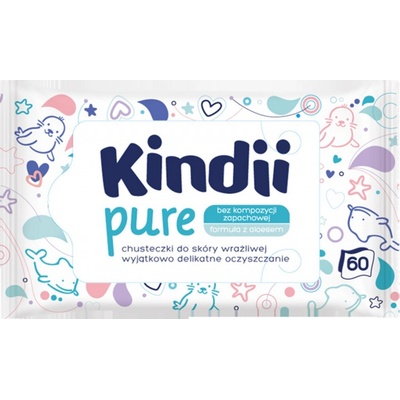 Kindii vlhčené ubrousky 60 ks