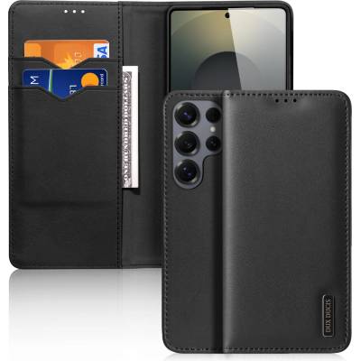 Samsung Кожен Калъф DUX DUCIS Hivo Series за Samsung Galaxy S26 Ultra - Естествена кожа, RFID защита, Портфейл, Стойка, Вкл. Протектор - 3 Цвята
