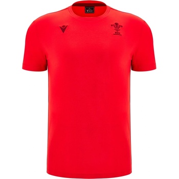 Macron Тениска Macron Wales T-Shirt 2025 Adults - Red