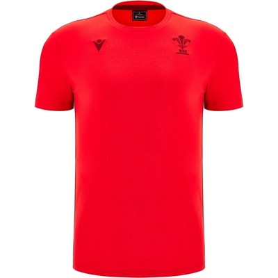Macron Тениска Macron Wales T-Shirt 2025 Adults - Red