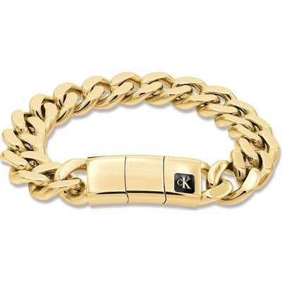 Calvin Klein Fashion pozlacený náramek pro muže Hallmark 35100102