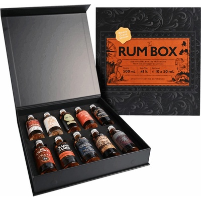 1423 Aps The Rum Box Yellow Edition 41% 10 x 0,05 l (set)