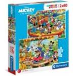 Clementoni Disney Mickey and Friends puzzle 2x60pcs