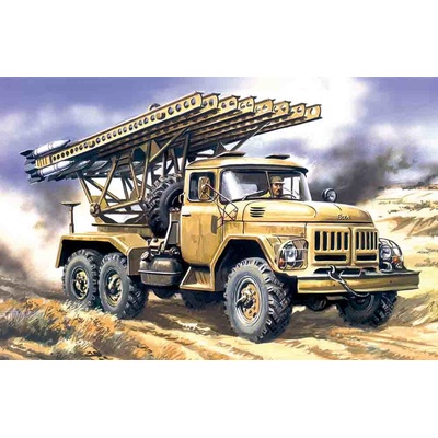ICM Zil 131 BM 13 16 Rocket Volley System 1:72