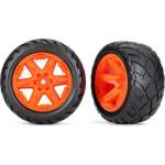 Traxxas колело 2.8", джанта RXT оранжев, гума Anaconda (4WD преден/заден, 2WD преден) (2)