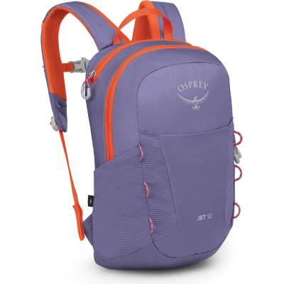 Osprey Детска детска раница Osprey Kid's Jet 12 Kids' backpack - Euphoria Purple / Mars Orange - размер One Size (508-0704-0311)