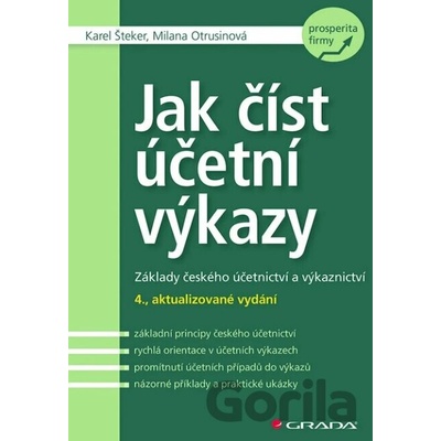 Jak číst účetní výkazy - Karel Šteker