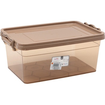 КОНТЕЙНЕР КАФЯВО ПРОЗРАЧЕН ПРАВОЪГЪЛЕН 5Л (106510/2)