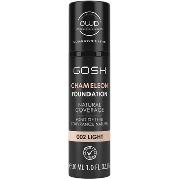 Gosh Copenhagen Chameleon Foundation lehký tónující make-up 002 Light 30 ml