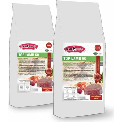 Bardog Lisované Top Lamb 60 2 x 15 kg