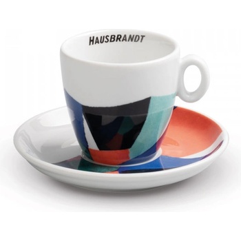 Hausbrandt Чаша и чинийка за капучино Hausbrandt Coffee Art 160 мл