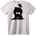 NOONEBRAND Тениска Таинствен мъж - 2XL, Black