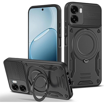 OPPO Магнитен Калъф за Oppo A6x 5G / A6x 4G - TPU + PC, 360° Въртяща се Стойка, Военна защита, Airbag ъгли, Вкл. Протектор - 6 Цвята