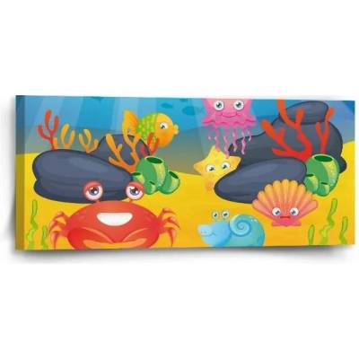 Sablio Obraz Podmořský svět - 110x50 cm