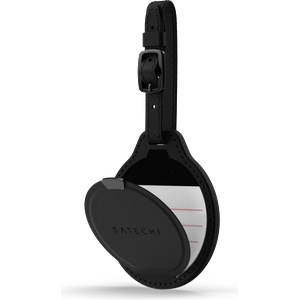 Satechi Vegan-Leather FindAll Luggage Tag - Black (ST-LFALTK) - desktop