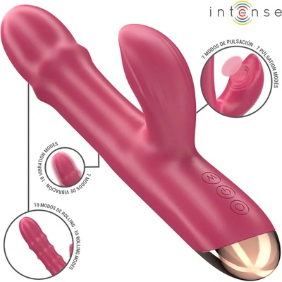 Intense chloe multifunction vibrator 3 in 1 red