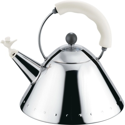Alessi Чайник 9093 Sweet Breakfast бяла ръкохватка (9093 w)