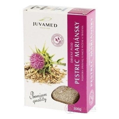 JUVAMED Healthy Food PESTREC MARIÁNSKÉ DRVĚNÝ PLOD bylinná sypaná směs 300 g
