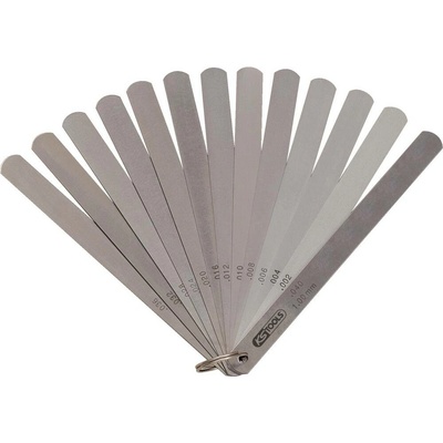 KS Tools 300.0615 Pístová bezpíst, 13 listů, 0,05 - 1 mm, 150 mm dlouhá