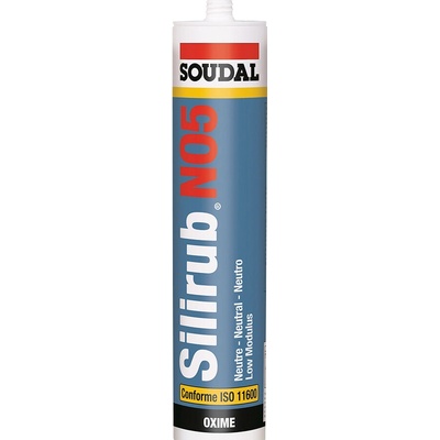 Soudal Silirub NO5 600 ml transparentná